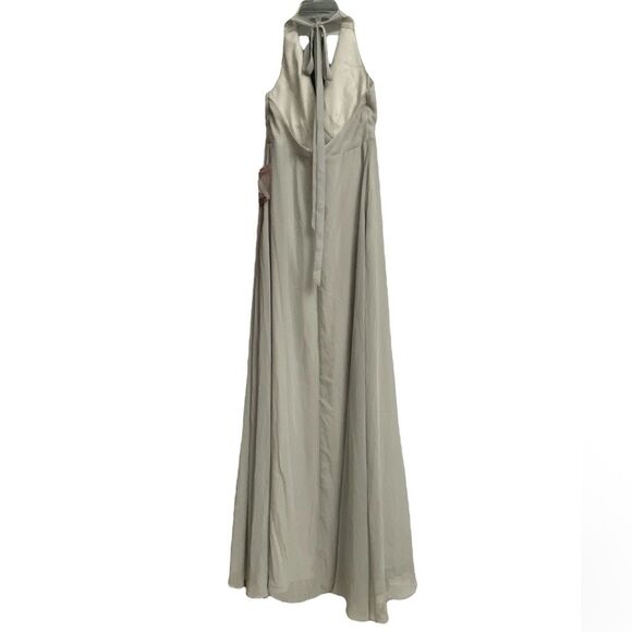 Birdy Grey Moni Convertible Maxi Dress Size M Dove Grey Bridesmaid Gown Fairy - Picture 7 of 13